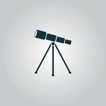 Telescope icon Stock Illustration