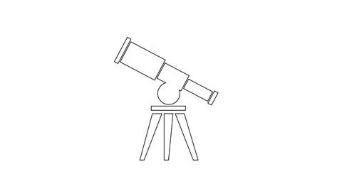 Telescope Icon Stock Illustration