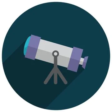 Telescope Stock Illustration