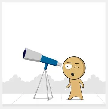 Telescope Stock Illustration