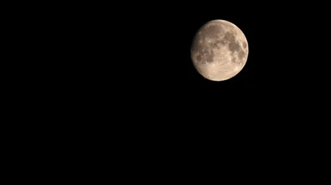 Telescope Moon night view Vidéo 25888147