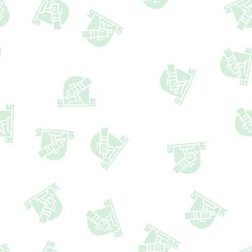 Telescope of observatory glyph seamless pattern Stock Illustration