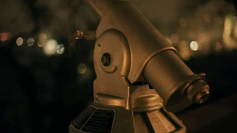 A Telescope in old Prague Stock Footage 73396026