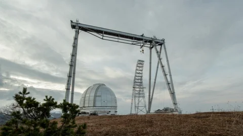 Telescope, Russia Stock Footage 113424952