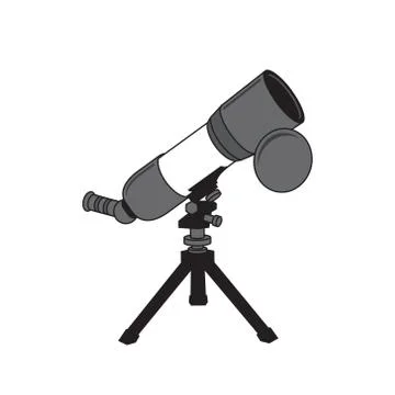 Telescope sign Stock Illustration