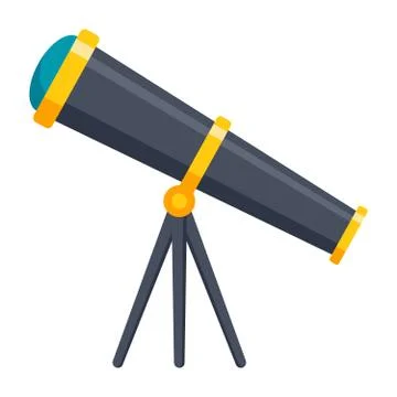 Telescope Vector Icon Stock Illustration