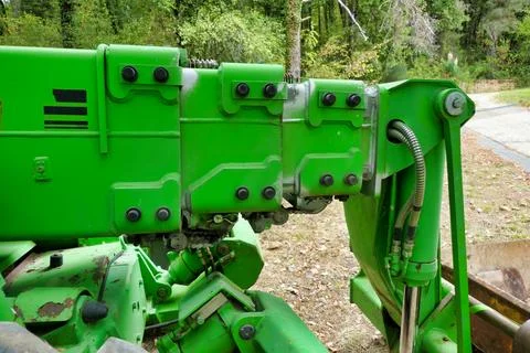 Telescopic handler. Stock Photos