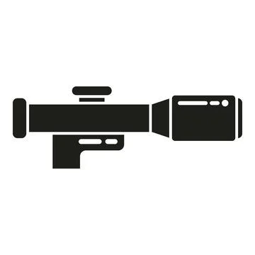 Telescopic sight icon simple vector. Rifle scope 스톡 일러스트