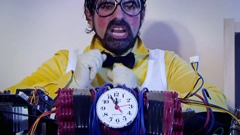 Teleshopping fool timer bomb Stock Footage 72710820