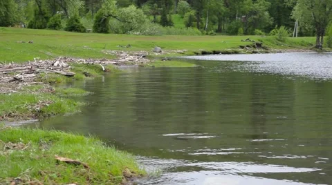 Teletskoye Lake Stock Footage 50871213