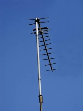 A television antenna Stock Photos