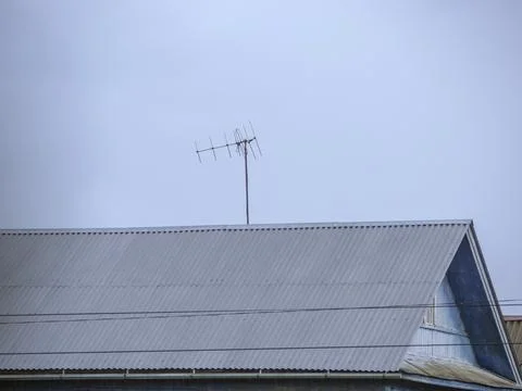 Television antenna Stock Photos