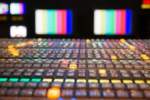 Television broadcast control panel Photos