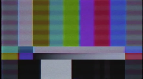 Television broadcast glitch effect 2 Stock Footage 54953388