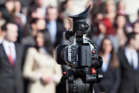 Television broadcasting Stock Photos