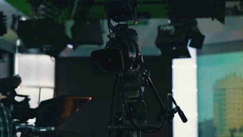 Television camera close-up 動画素材 75950444