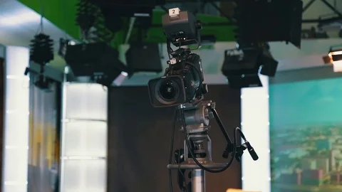 Television camera close-up Stock Footage 75950572
