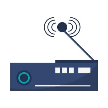 Television codifier technology device Ilustración de archivo