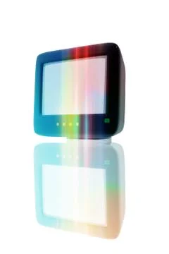 Television icon Illustrazione stock