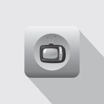 Television icon Ilustração Stock