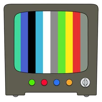 Television Stock Illustration