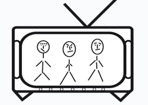 Television Stock Illustration