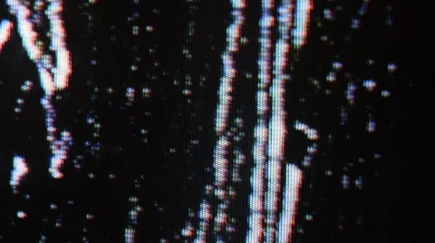 Television interference and twinkling, noise Stock Footage 60061077