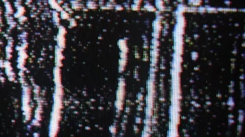 Television interference and twinkling, noise Stock Footage 60061208