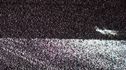 Television interference and twinkling, noise Stock Footage 60061375