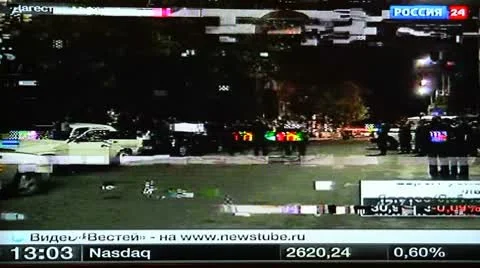 Television interference Stock Footage 8993013