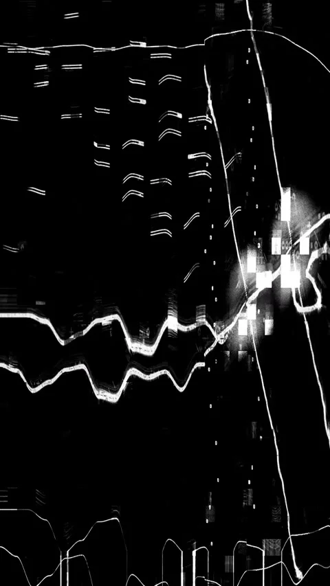 Television Interference Grain Vertical Stock Footage 331076501