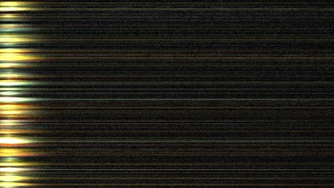 Television interference, with streaking and glow in the right hand side Stock Footage 267706782