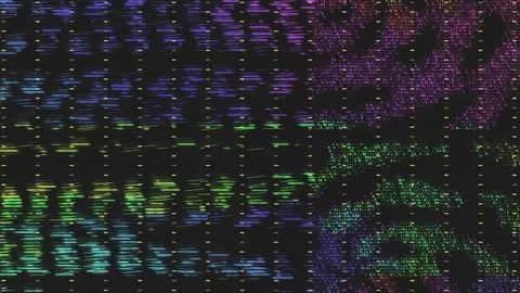 Television Noise Distortion Background Horizontal Stock Footage 331078406