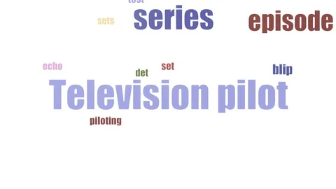 Television Pilot Tag Cloud Animated Isolated Video stock 103657502