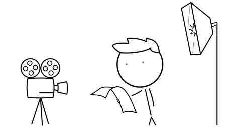 Television presenter Stock Footage 301537901