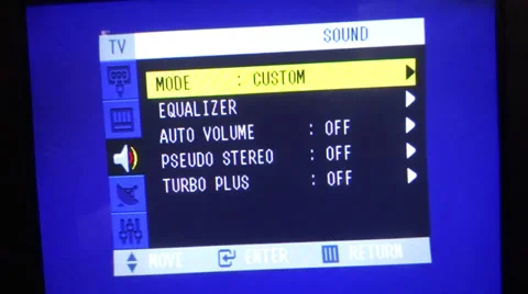 Television program selection Stock Footage 32722423