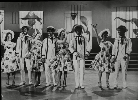Television Programme 'the Black And White Minstrel Show'. Fotos de archivo