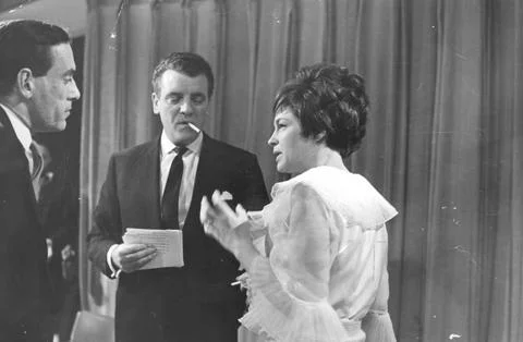 Television Programme: The Eamonn Andrews Show. Pictured L-r: Jeremy Thorpe Liber Fotos de archivo
