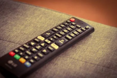 Television remote control Stock Photos