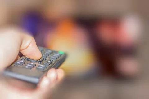 Television Remote Foto stock