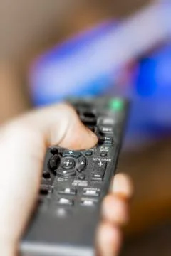 Television Remote Stock Photos