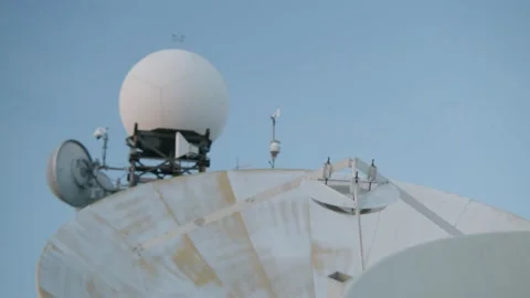 Television Satellites. Stock Footage 170193275