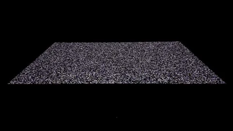 Television Screen Displaying Static Noise Pattern With No Signal Vidéo 305160434