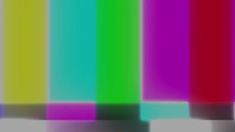 Television screen error. SMPTE color bars technical problems.Color Bars dat.. 库存影片 305166434