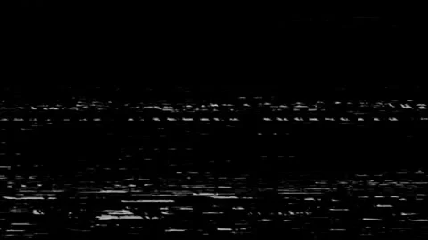 Television Screen with Static and VHS Glitch Flickering Vídeos de archivo 274463499