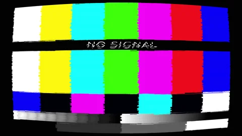Television signal error Video stock 189250467
