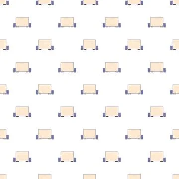 Television with speakers seamless pattern background イラスト素材