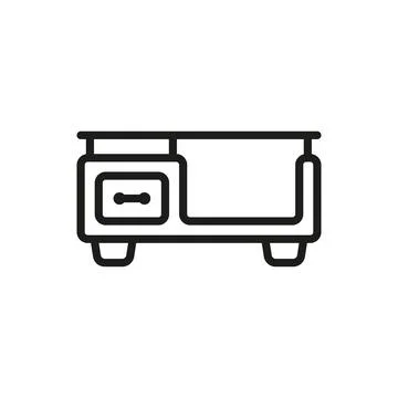 Television stand icon vector design templates simple and modern Stock Illustration