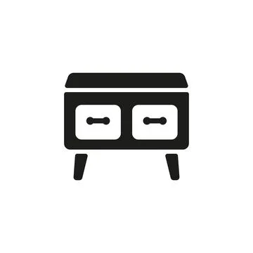 Television stand icon vector design templates simple and modern Stock Illustration