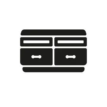 Television stand icon vector design templates simple and modern Stock Illustration